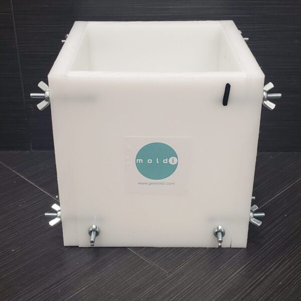 5x5 HDPE Cube Resin Mold